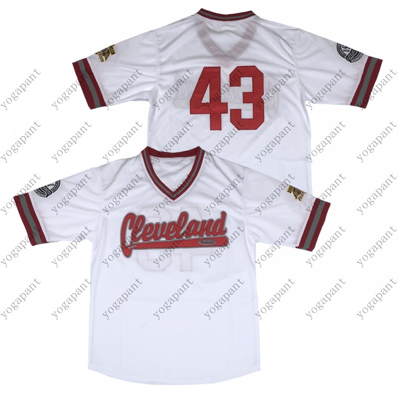 

Mens Baseball Jersey Stitched Cleveland Buckeyes 43 Negro League Jerseys, White