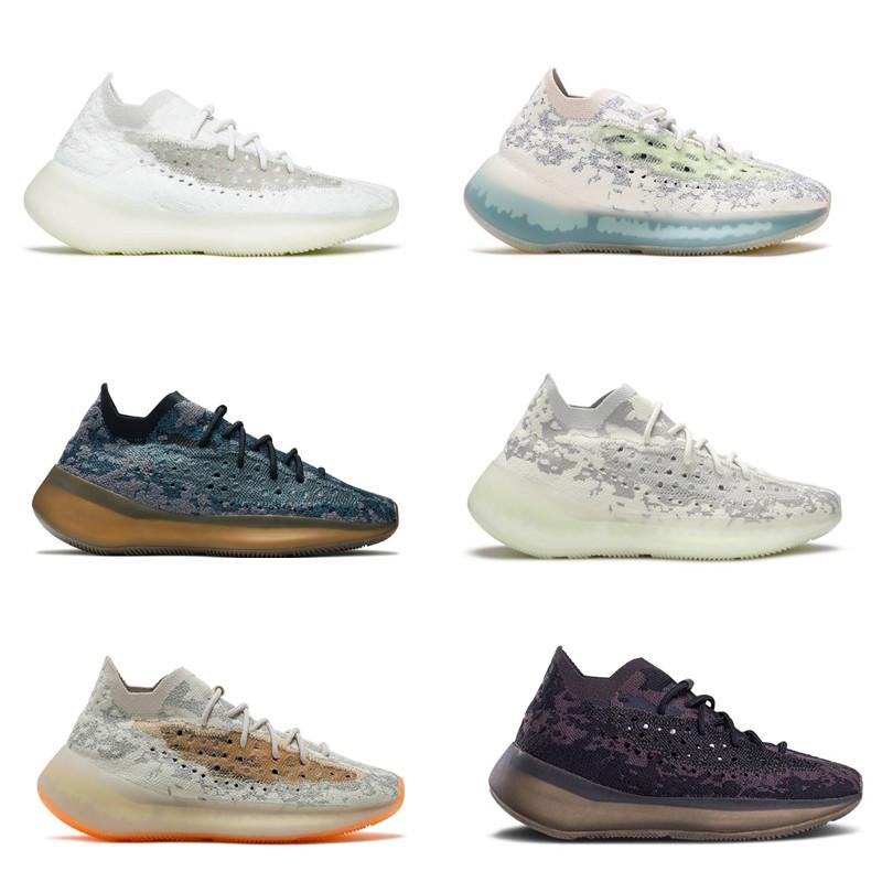 2021 Top Quality Alien Blue Running Shoes Covellite Yecoraite Calcite Glow Men Womens Sneakers Mist Oat Black Purple Azure Pepper Reflective With Bo
