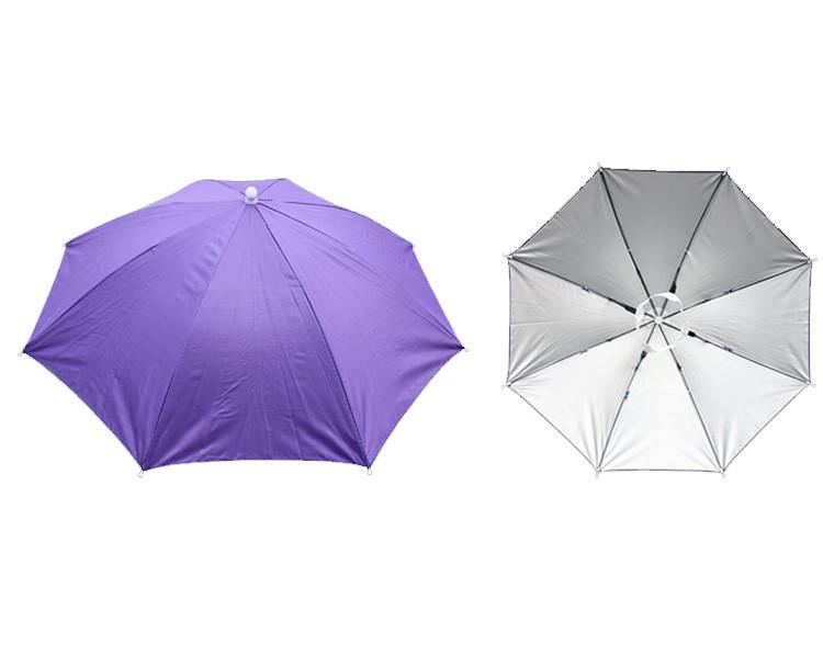 

Outdoor Hats Sun Protection And Uv Hat Umbrella Foldable Golf Fishing Camping Headwear Cap Head, Random