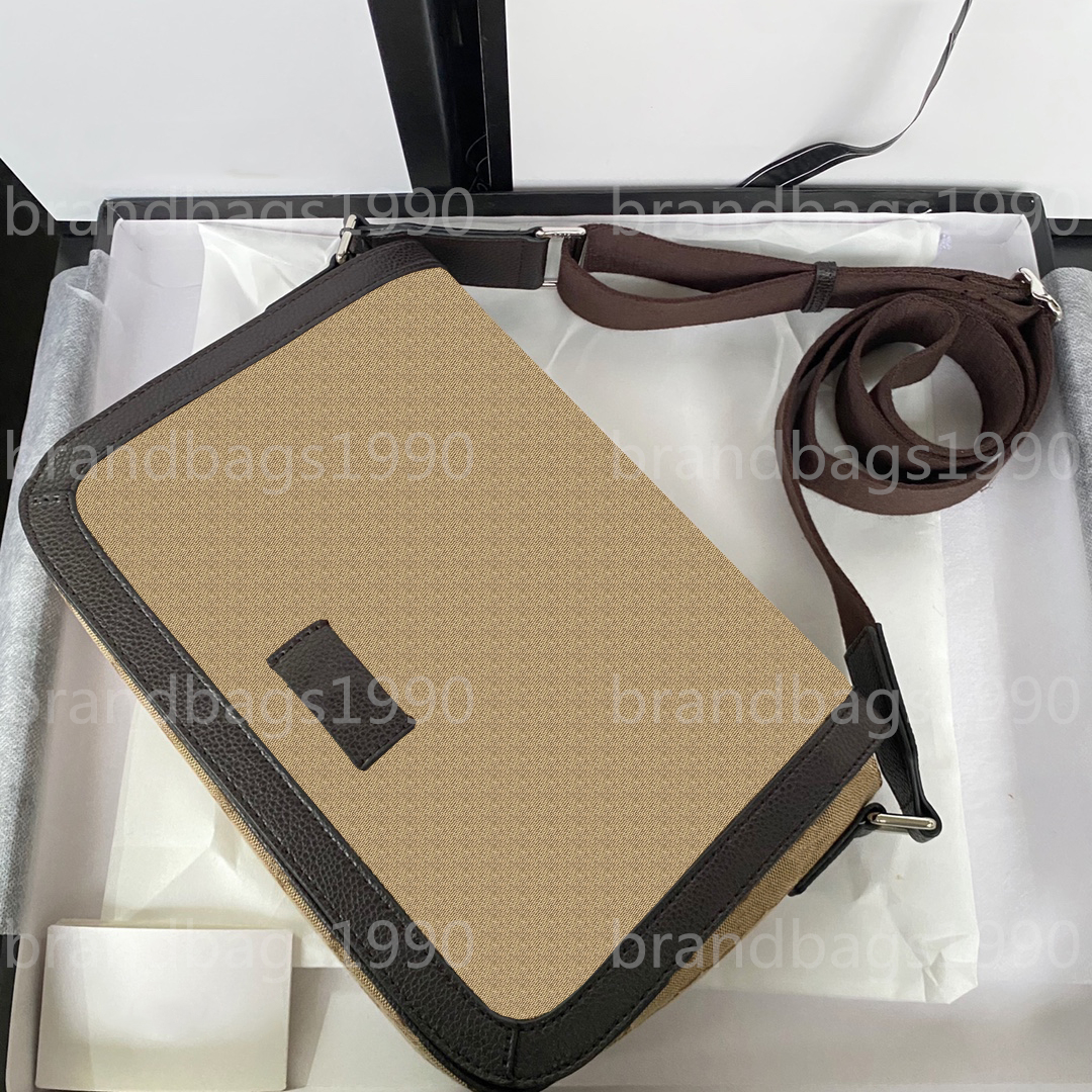 

Luxury Designer messenger bag Mens womens same style shoulder messengers bags classic simple design top quality handbag wallet, Box