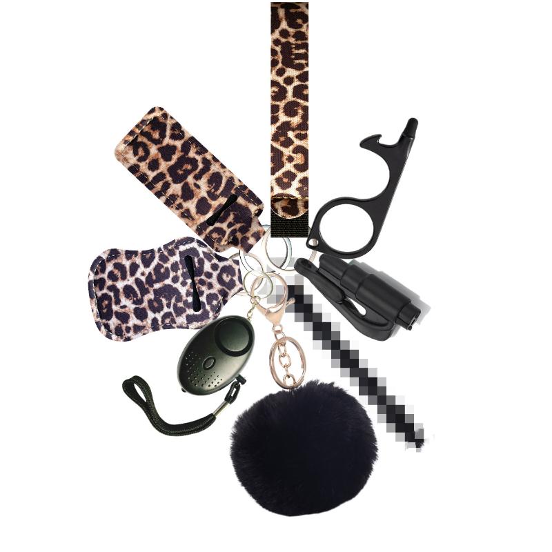 

Party Favor VIP Customization - Safety Keychain Set Portable Self Protection Key Chain Defense With Personal Alarm