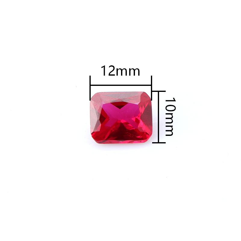 

New Styles Ruby Diamond Insert Ruby Square/Rectangel/Round For 10mm14mm 18mm Beveled Edge Quartz Banger Nails Carb Cap Water Bongs Dab Rig