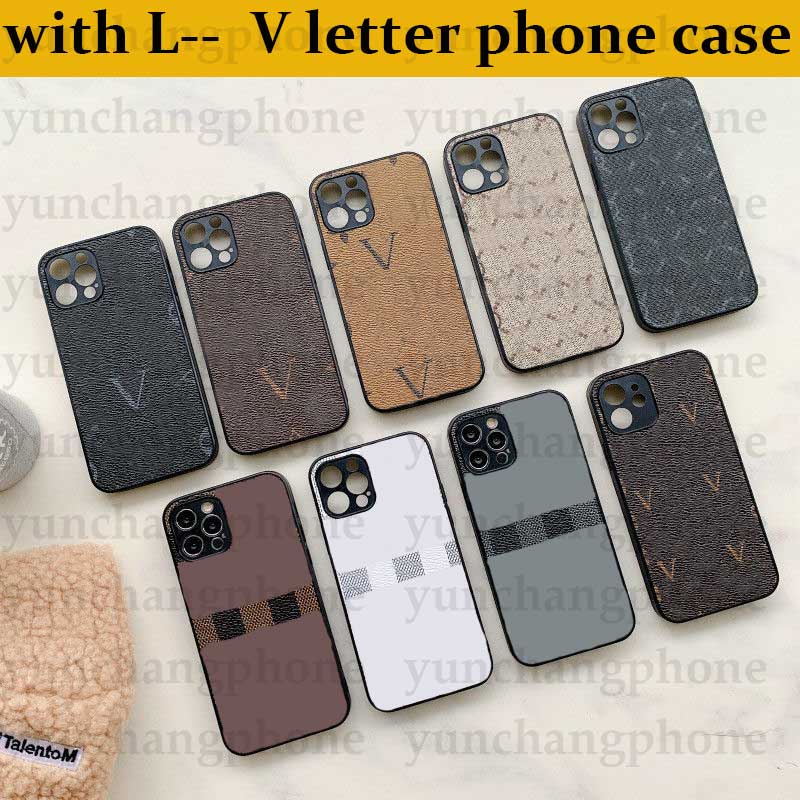 

Designer Phone Case for iPhone 12 12Pro Max L letter Cover for iPhone 11 11Pro MAX Xr XS MAX 7 8 Plus Phone Cases