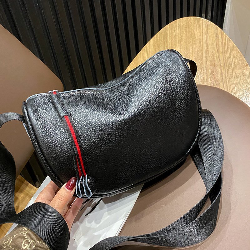 

High quality 100% cow leather women Shoulder Messenger Bag luxury designer handbag bags for women 2020 crossbody bag sac a main C0225, Black
