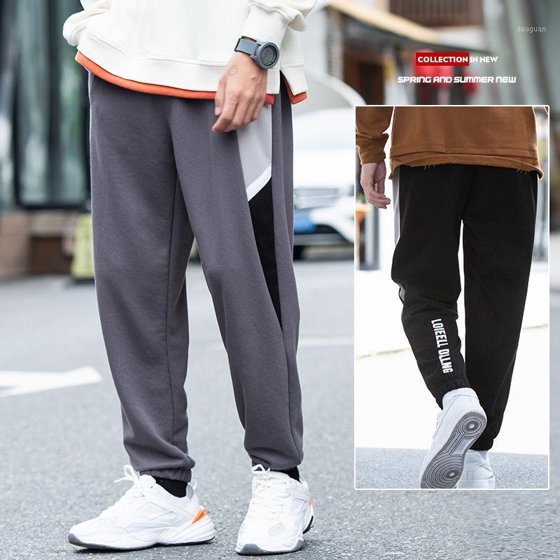 

Men Pants Striped Jogger Casual Sweatpants Sportswear Long Trousers 2021 Straight Man Fitness Clothing Side Stripe Men's, 1730 gray
