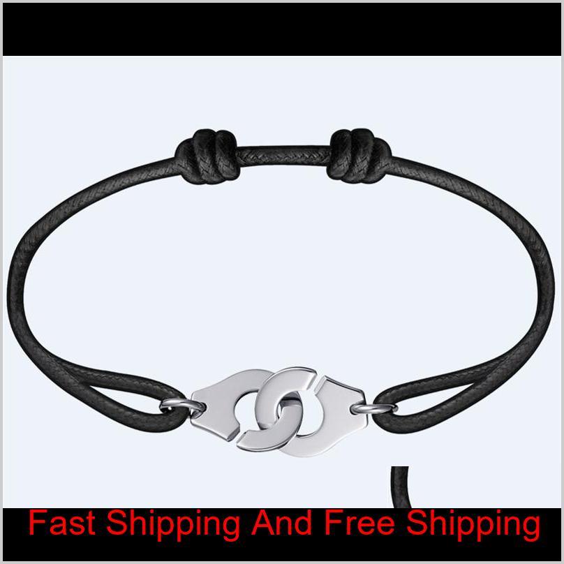 

France Jewelry Dinh Van Bracelet For Women Fashion Jewelry 925 Sterling Silver Rope Handcuff Bracelet Menottes Zn0J0 Twhq5