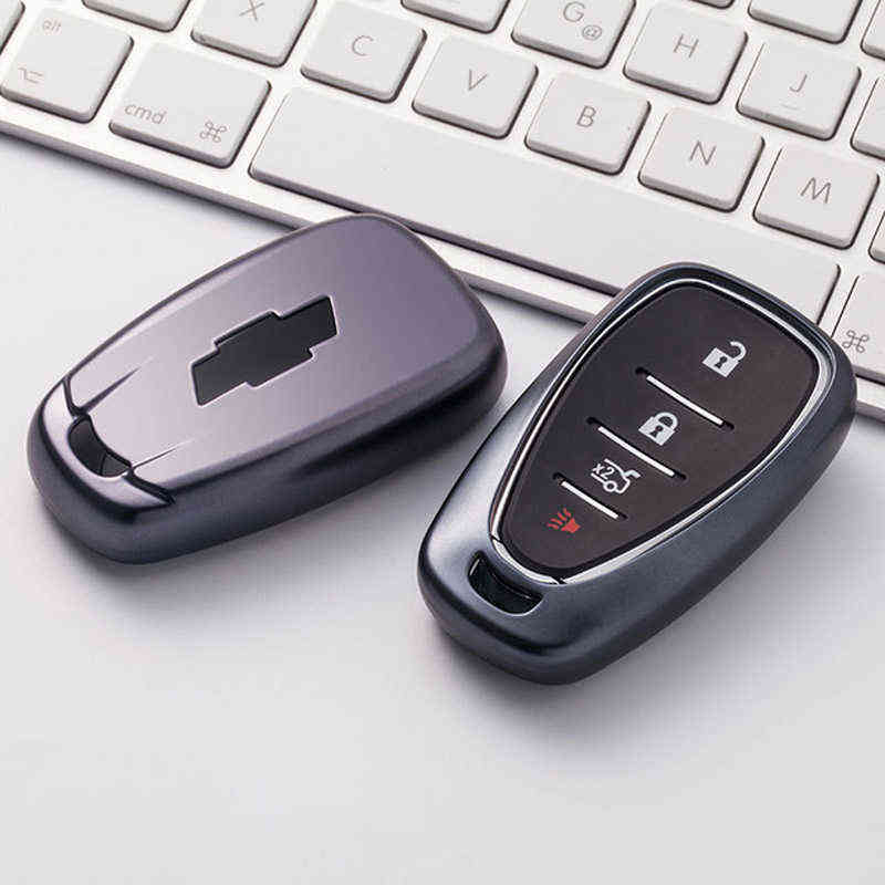 

Car Key Covers TPU Key Case Fob Shell For Chevrolet Cruze spark sonic camaro Volt Bolt Trax Malibu cruze 2 3 4 5 button styling, Other