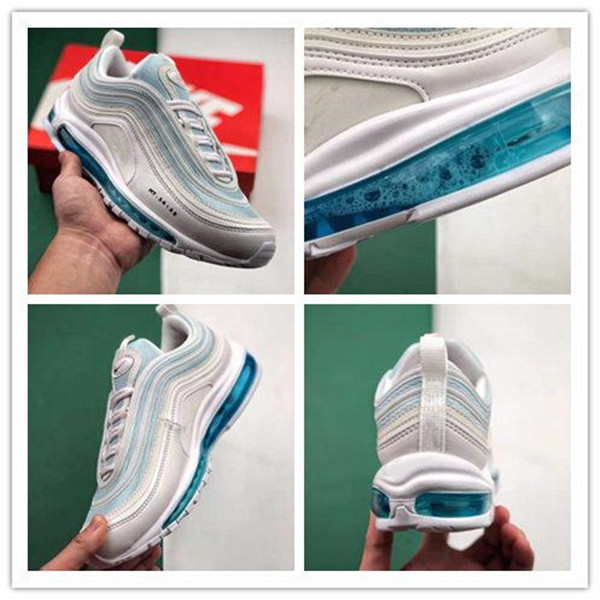 

97 Men Women Running Shoes Jesus Walking on water Blue and white Size36-45
