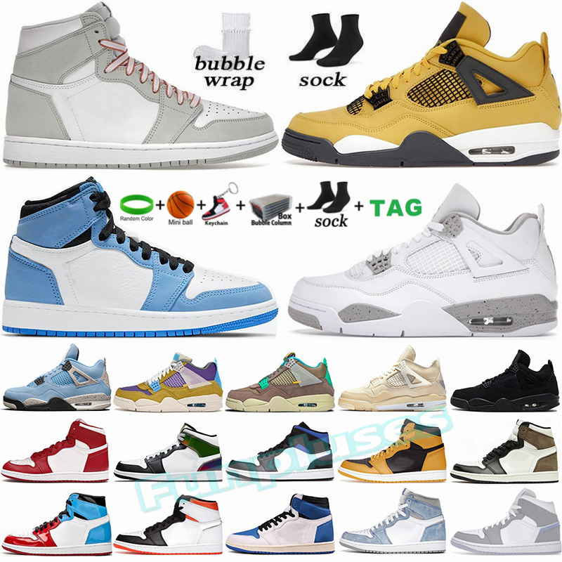 

Jordan S 1 fragment design x Basketball Shoes Jumpman 1s Low High OG 1s Seafoam Pollen Wolf Grey 4 4s Lightning White Oreo Air Retro Jordan4s Trainers Sneakers, 19