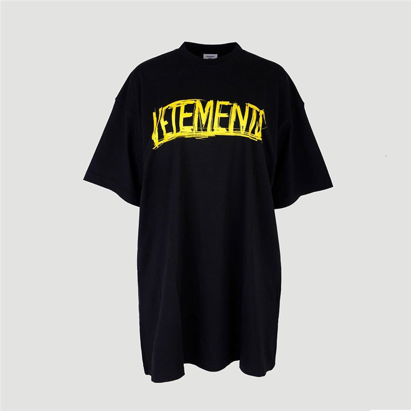 

2021 New 2021fw t Shirt Men Women High Quality Graffiti Yellow Letters World Tour City Coordinate Vetements T-shirts Tee 9v8z