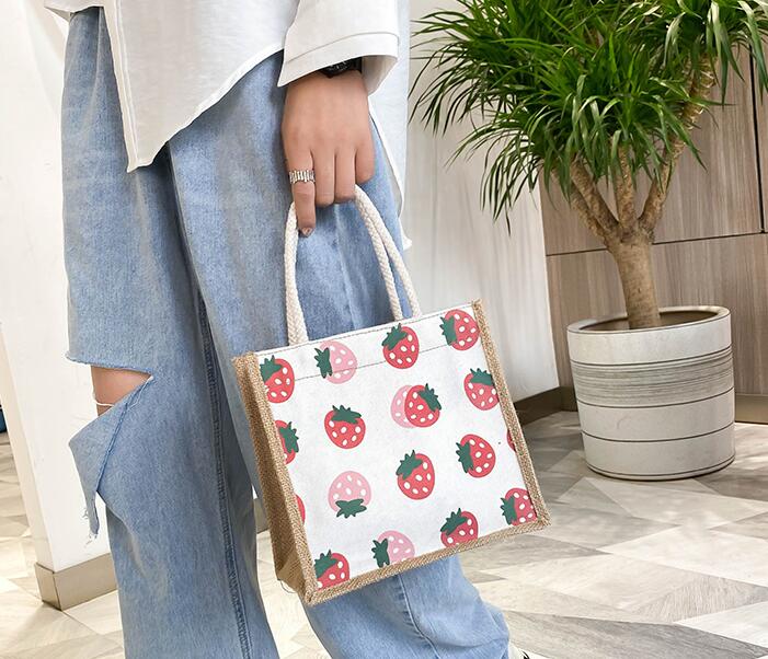 

women luxury flower tote high quality Genuine canvas fashion Handbags designer composite bags lady bag