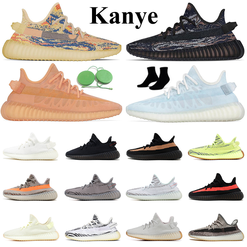 

Kanye Men Runnning Shoes MX Rock Oat Mono Ice Clay Mist Ash Blue Pearl Stone Beluga Cream Zebra Black Reflective Mens Women Trainers Outdoor Sports Sneakers