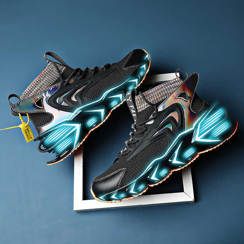 

Running Sneakers Men Outdoor Fitness Training Breathable Non-slip Wearable Stylish Blade Sport Shoes