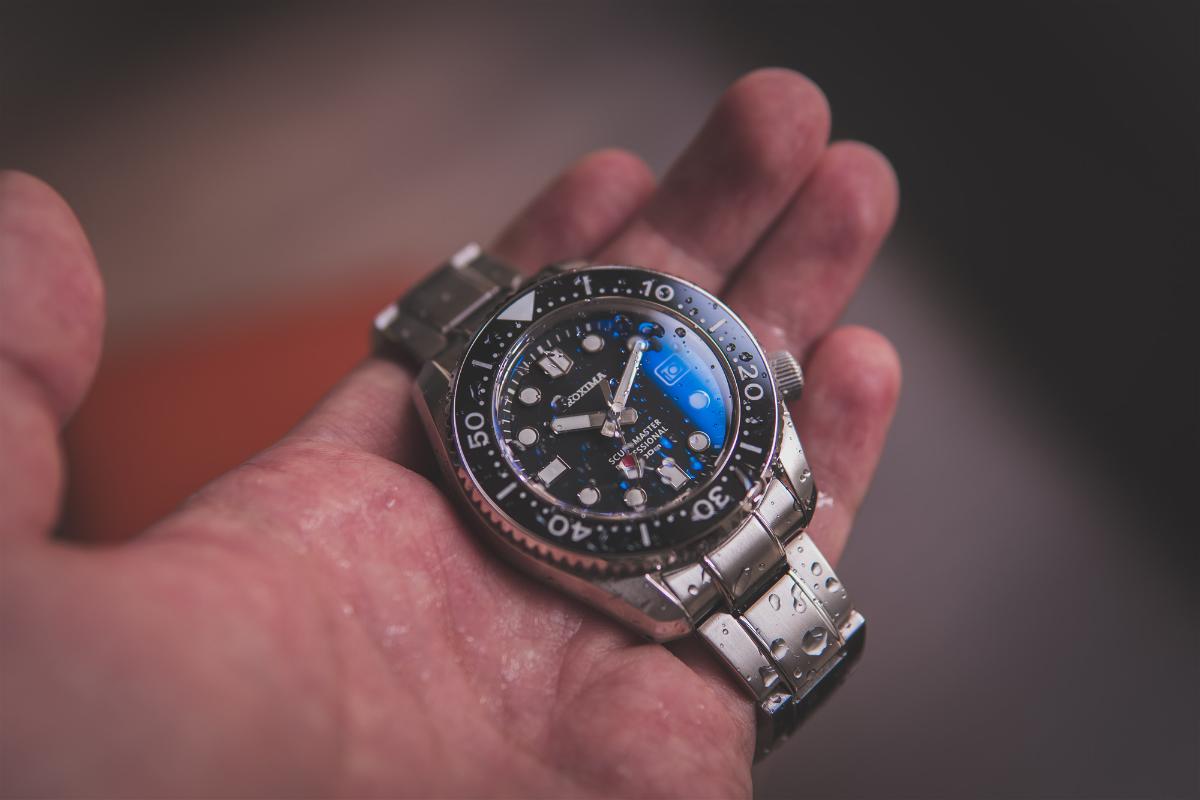 

Wristwatches Proxima MM300 SBDX001 Stainless Steel Diver Dive Watch NH35 Movement Ceramic Bezel Insert C3 Luminous Marine Master, Bgw9 ceramic
