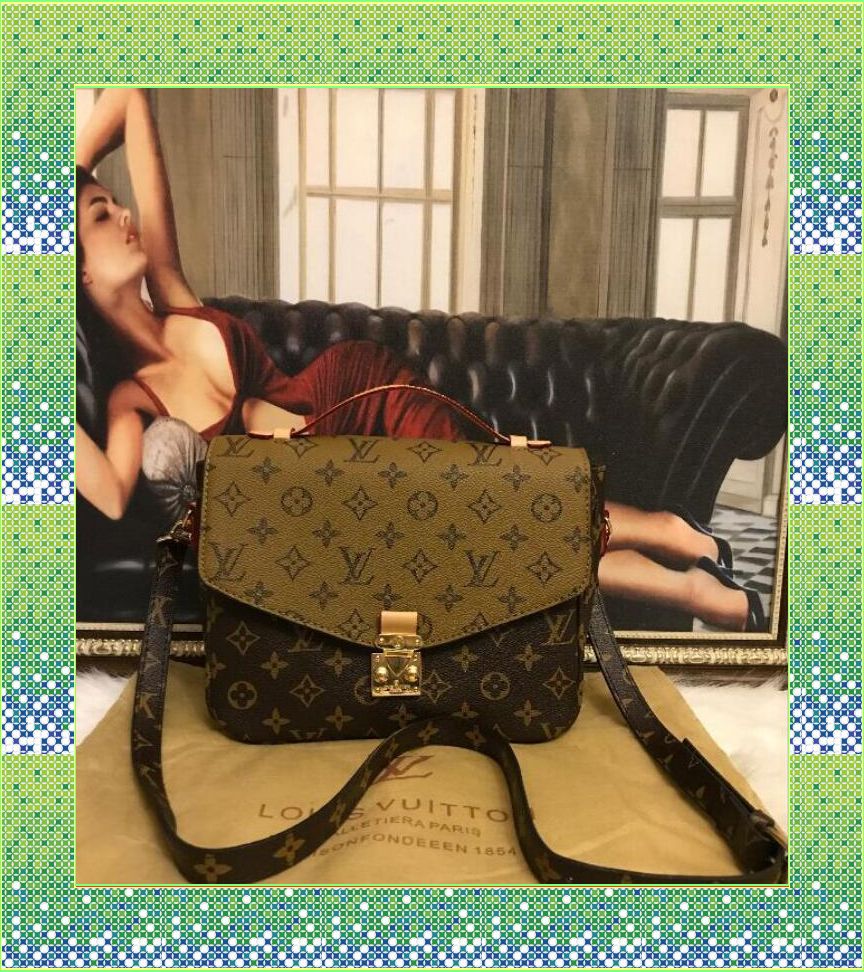 

LV LOUIS VITTON New Woman Fashion Designers Handbags Luxury Quality Lady Shoulder Crossbody Bags Hot Messenger Bag x1, Red;black