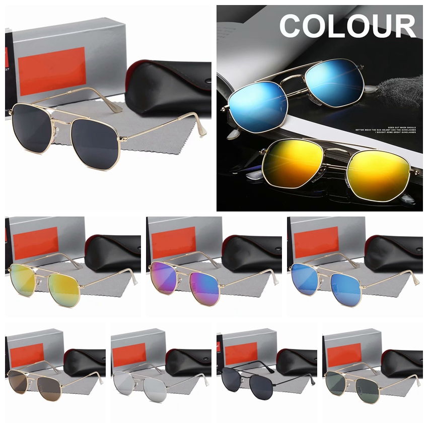 

Luxury sunglasses for men women Classic Vintage designer Pilot Driving Fashion Cat Eye Mirror Square eyewear sun glass des lunettes de solei, White;black