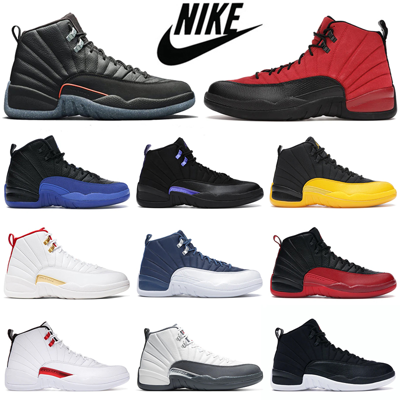 

air retro 12 12s basketball shoes men Twist Reverse Flu Indigo Black Dark Concord Game Royal mens womens outdoor sports trainers sneakers