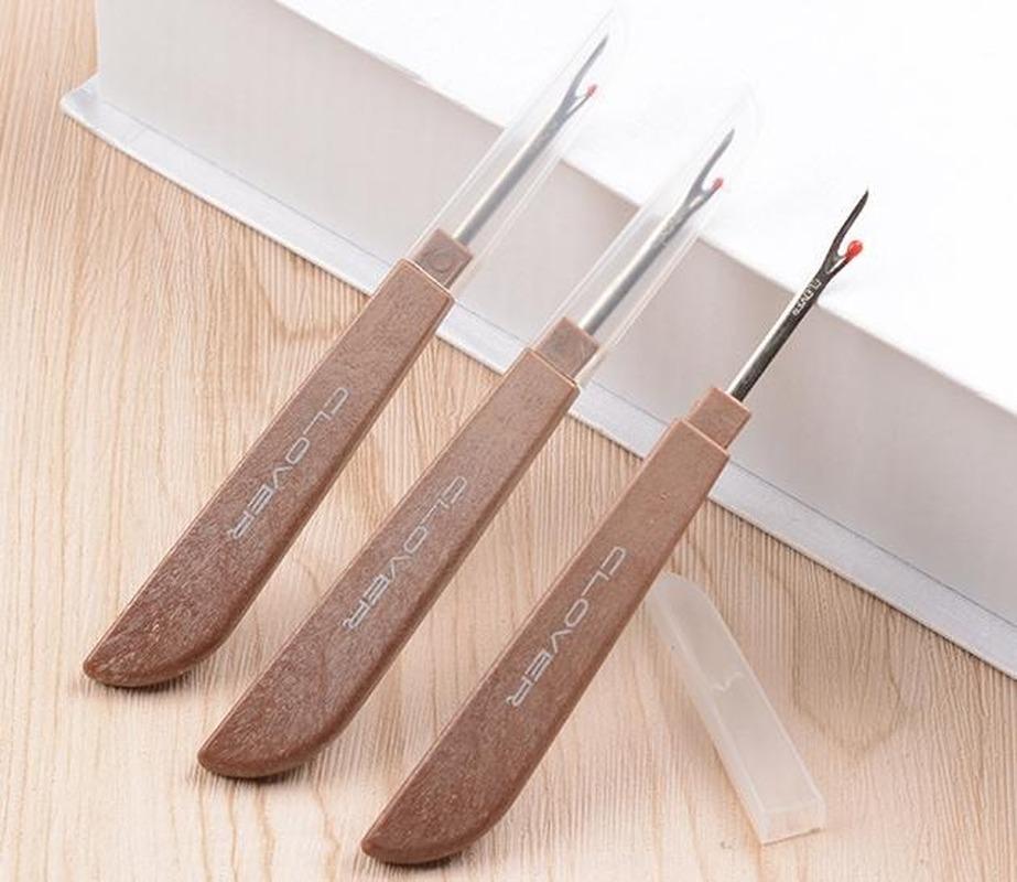 

Clover Lot Steel Plastic Handle Craft Thread Cutter Seam Ripper Stitch Needle Arts DIY Sewing Tools Sewing Accessories E, Black