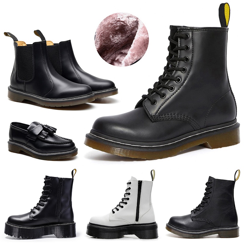 

Martin Designer Boots Fashion Luxurys Classic Winter Snow Boot For Women Men Shoes Smooth Leather Oxford Ankle Half Black White Bordeaux Womens Platform Sneakers, #22