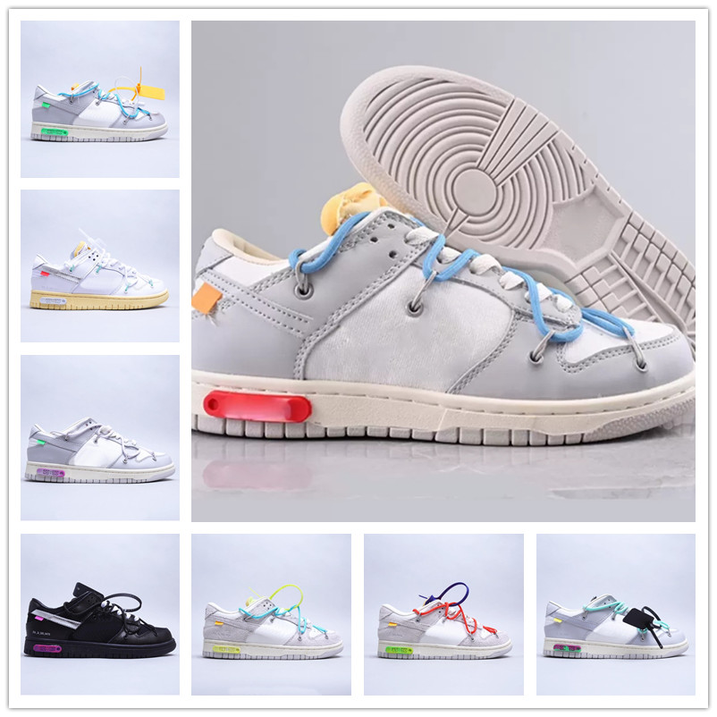

Off Lot 50 Running shoes the 50 of 50 Collection Sail White Black Pink blue orange 20 Low Men Women Sports Desginer Sneakers Outdoor Sneaker, ##