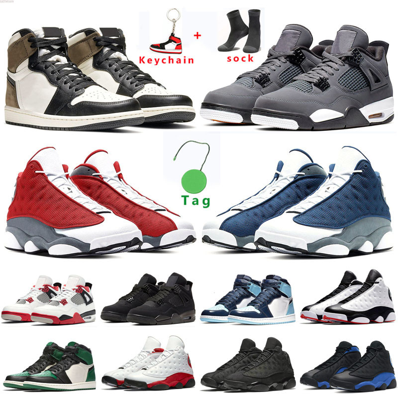 

1 1s UNC men women Casual shoes university blue black OG cactus light smoke grey emerald toe shadow reverse bred mens sneakers trainers, Color 28