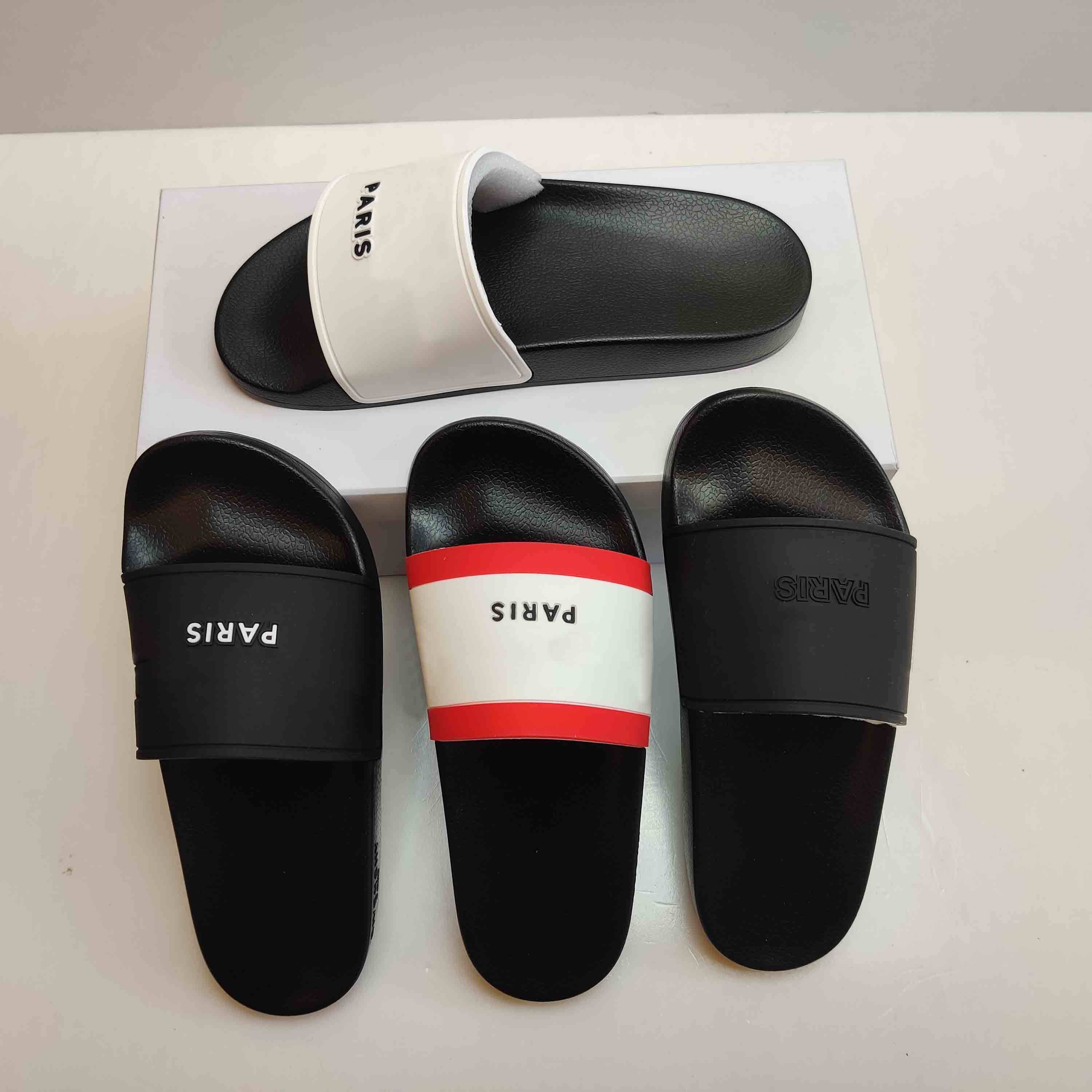 

hot summer mens women Sandals Slippers Flat beach hotel shoes Designer Classic Woman Sandals Shoes With box top Quality