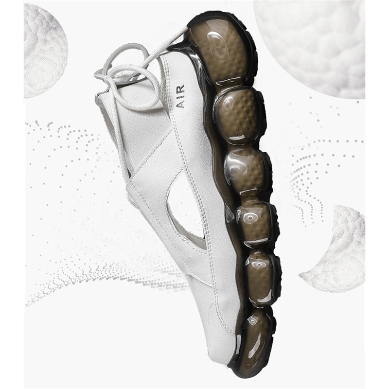 

2021 Running Shoes Roman sandals Thick-soled Tennis men white black summer Korean fashion casual shoe large size breathable sneakers run-shoe #A0012