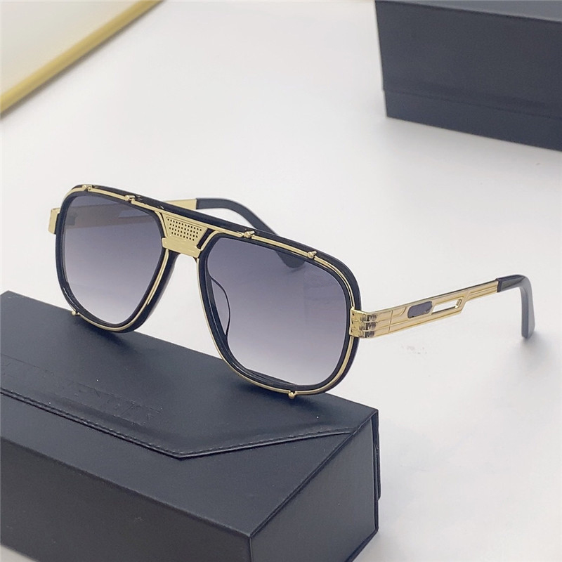 

Square Black Gold Gray Sunglasses unisex Fashion Eye wear new with box NUMC211227-1