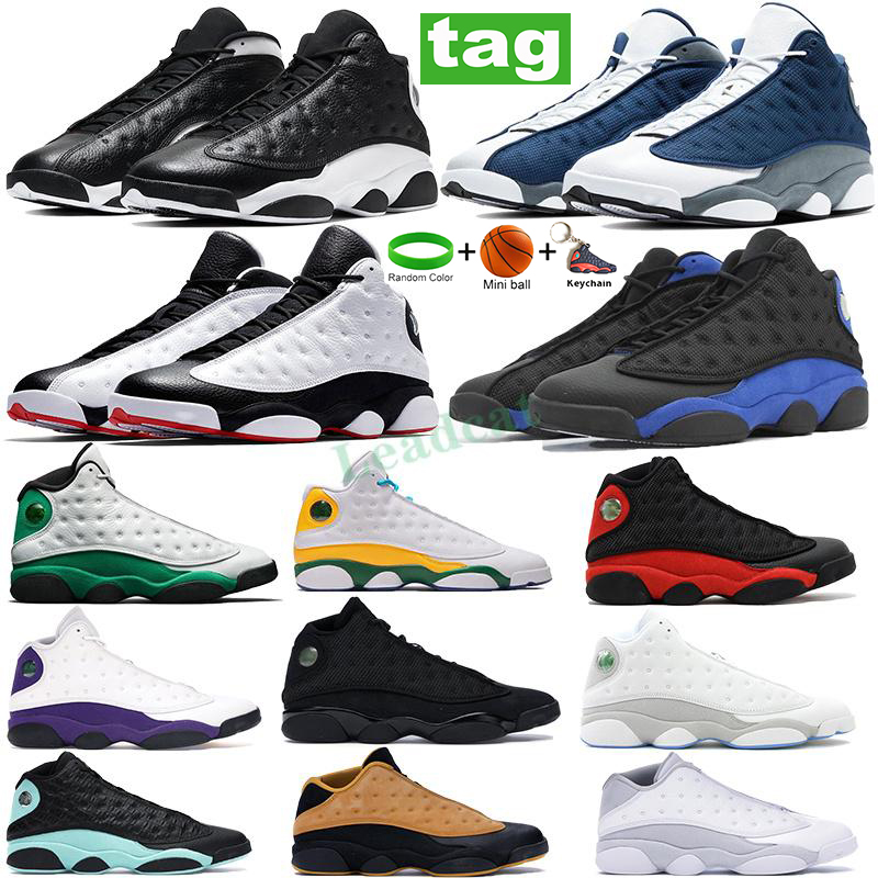 

New arrival Flint 13 13s Basketball Shoes reverse he got game bred neutral grey low chutney lucky green trainers Mens Sports Sneakers, Bubble wrap