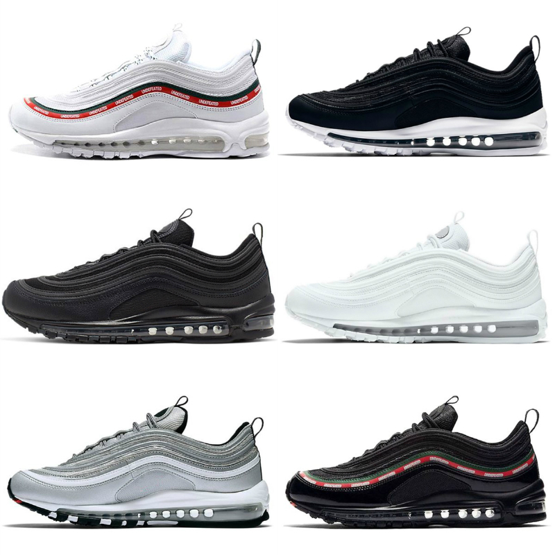 

97 Running Shoes Men Women Sean Wotherspoon 97s Triple Black White Silver Bullet Gold South Beach Ghost Mens Trainers Sports Sneakers Size 36-45 Designer, Shau