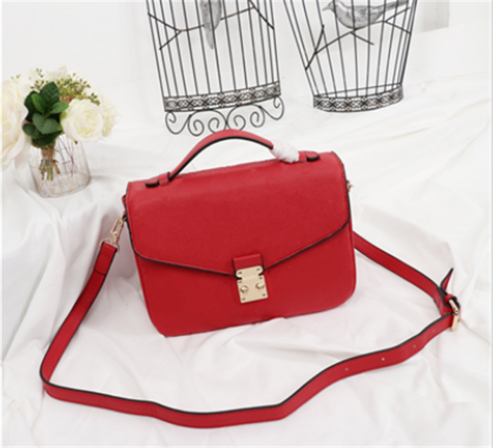 

Classic woman bags high quality leather Handbag fashion retro ladies one-shoulder messenger Luxurys Designers handbags bag portable pochette metis wholesale, Box