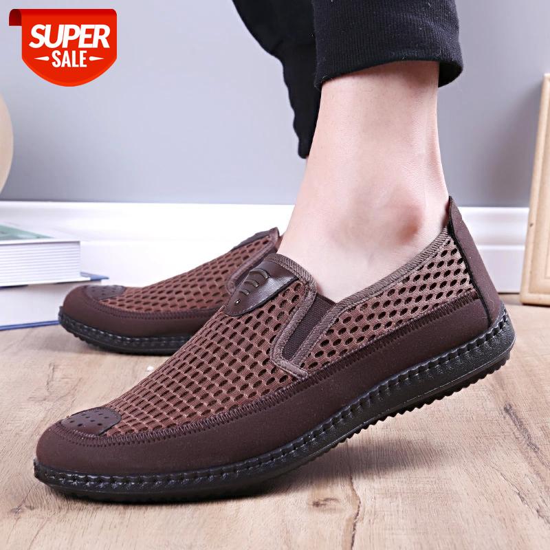 

Men Casual Shoes Sneakers Light Breathable Summer Sandals Vacation Mesh Shoes Loafers Zapatos De Hombre Slip-On Men #Jg7d