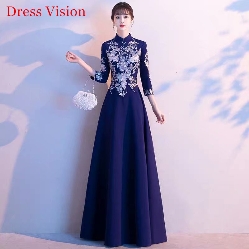 

2021 Robe De Soiree Muslim Long Sleeves High Neck Elegant Evening Es Formal Prom Party Gowns Ao2m, Photo color