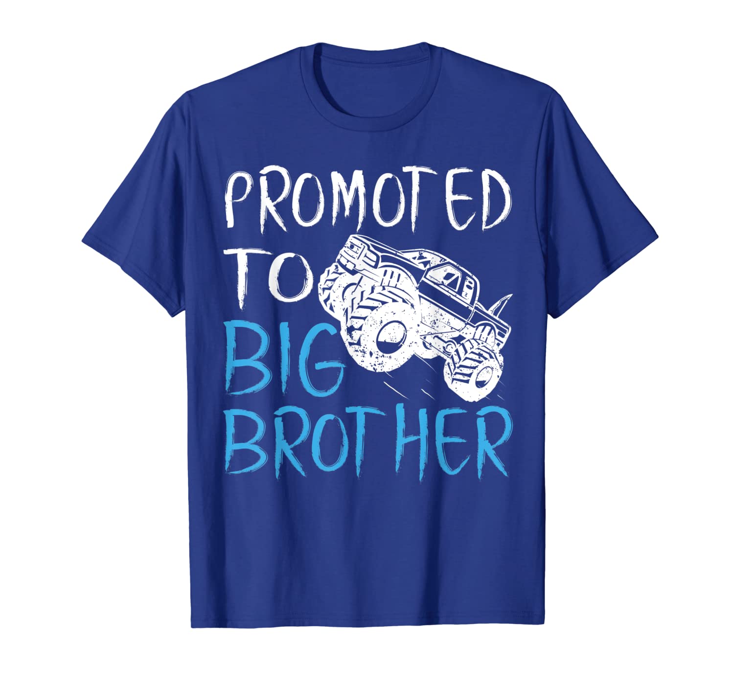 

Promoted To Big Brother Monster Truck Shirt Toddler Youth, White;black