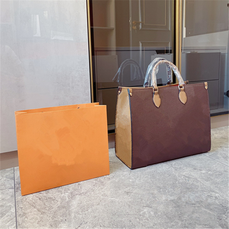 

2021 classic women 2-side totes luxury women handbags totes flower purses fashion shopping bags designer medium shoulder bags L21031501, Split-large(l*g*)