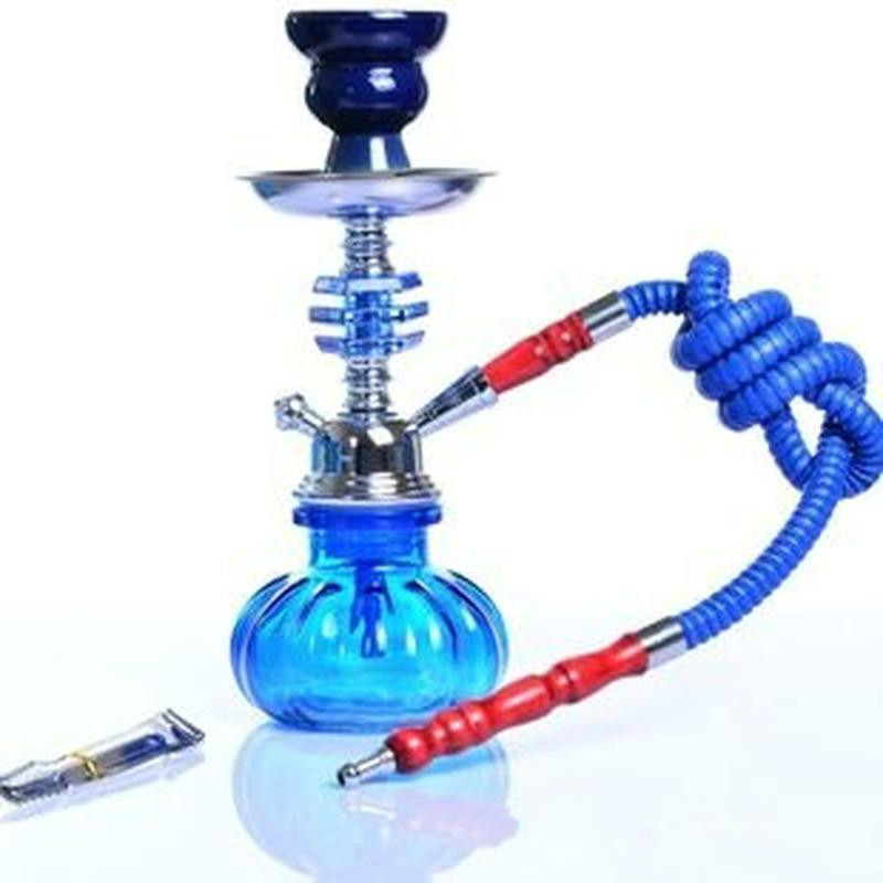 

New glass hookah smoking pipes tobacco pipe 500g weight Double tube water pipes Glass bong