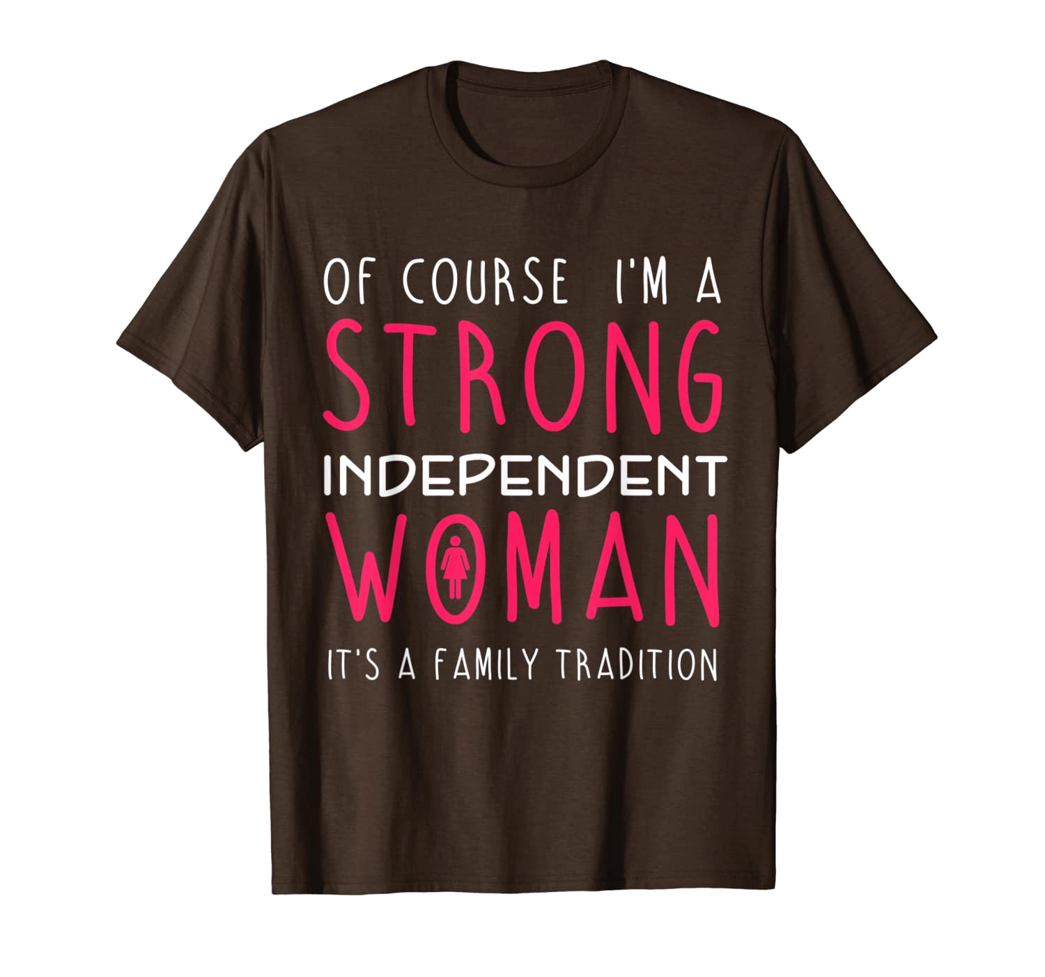 

i am a strong independent woman t-shirt tee, White;black