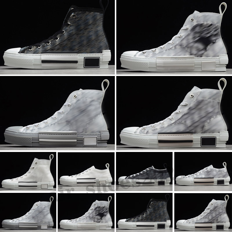 

Top Quality B23 Oblique Men Women Designers Casual Shoes Sneaker Fashion Pairs Outdoor Platform Technology Soft Canvas Trainers Sneakers Size 36-45, Color 4