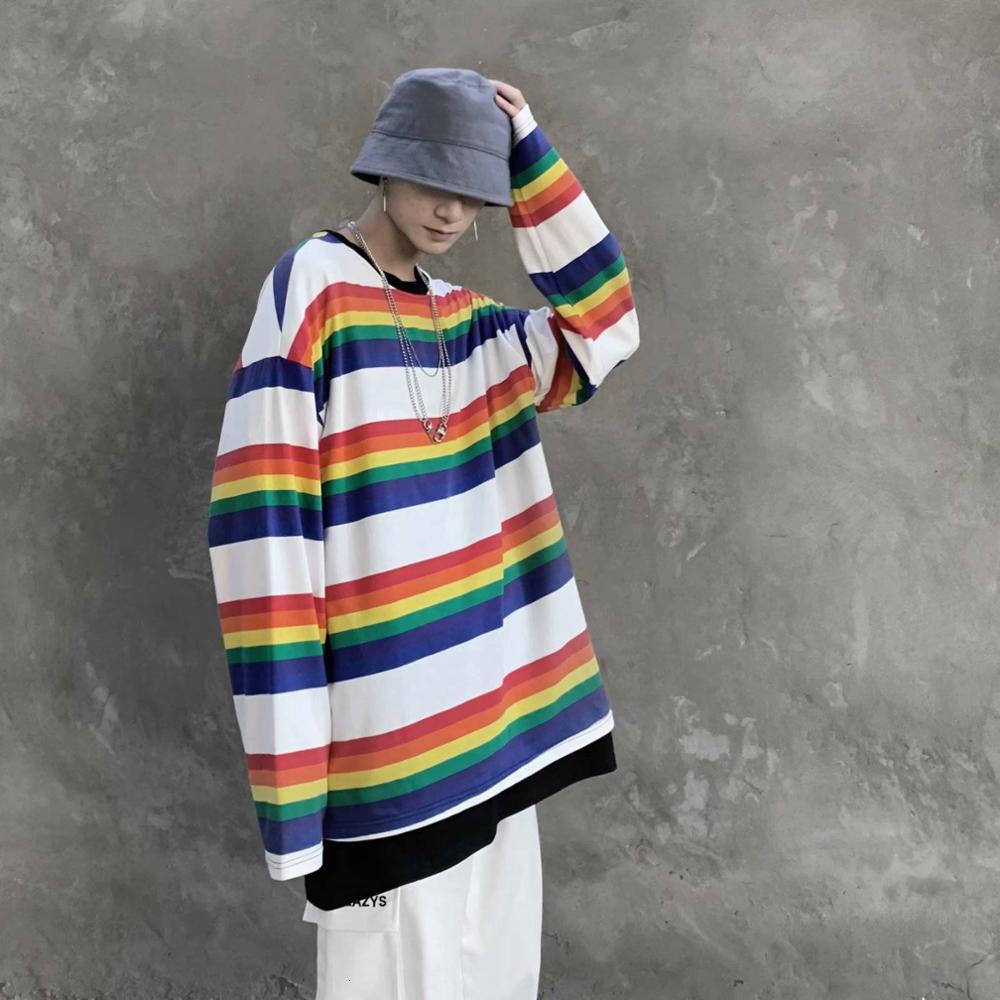 

2021 New Camisa Retalhos Dos Homens Das Camisas De Hip Hop t Z6pa