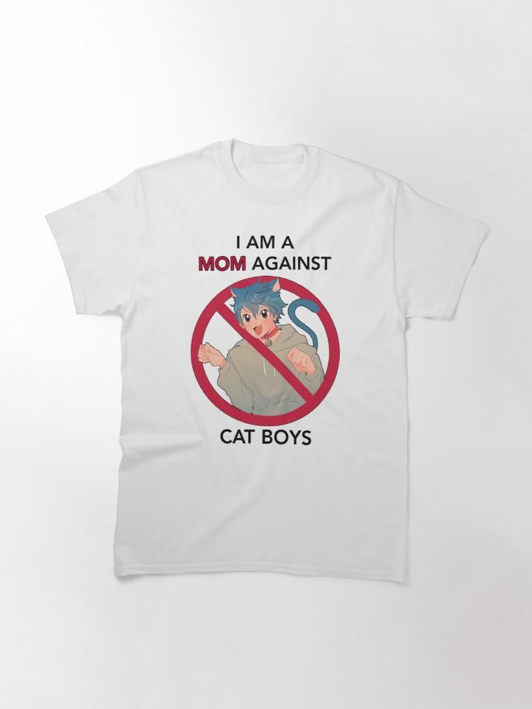 

Men's T-Shirts I AM A MOM AGAINST CAT BOYS 100% Cotton Summer Men T Shirts Casual Khabib Tshirt Male Cool T-shirt Tee Shirt, White;black