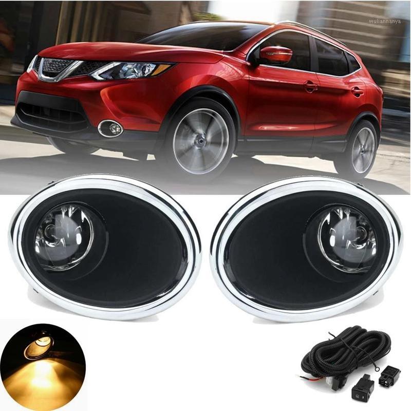 

Emergency Lights For QASHQAI J11 ROGUE 2014-2022 Bright Light Lamp Covers Front Bumper Fog Driving Lamps Lens H8 Bulb Kit