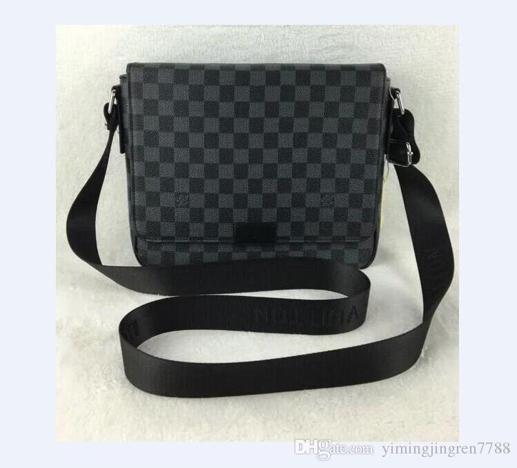 

LOUIS VITTON LV Mens Messenger Package Fashion Briefcase Office Bag Computer Bag Briefcase Weekend Bags 8121, Gray