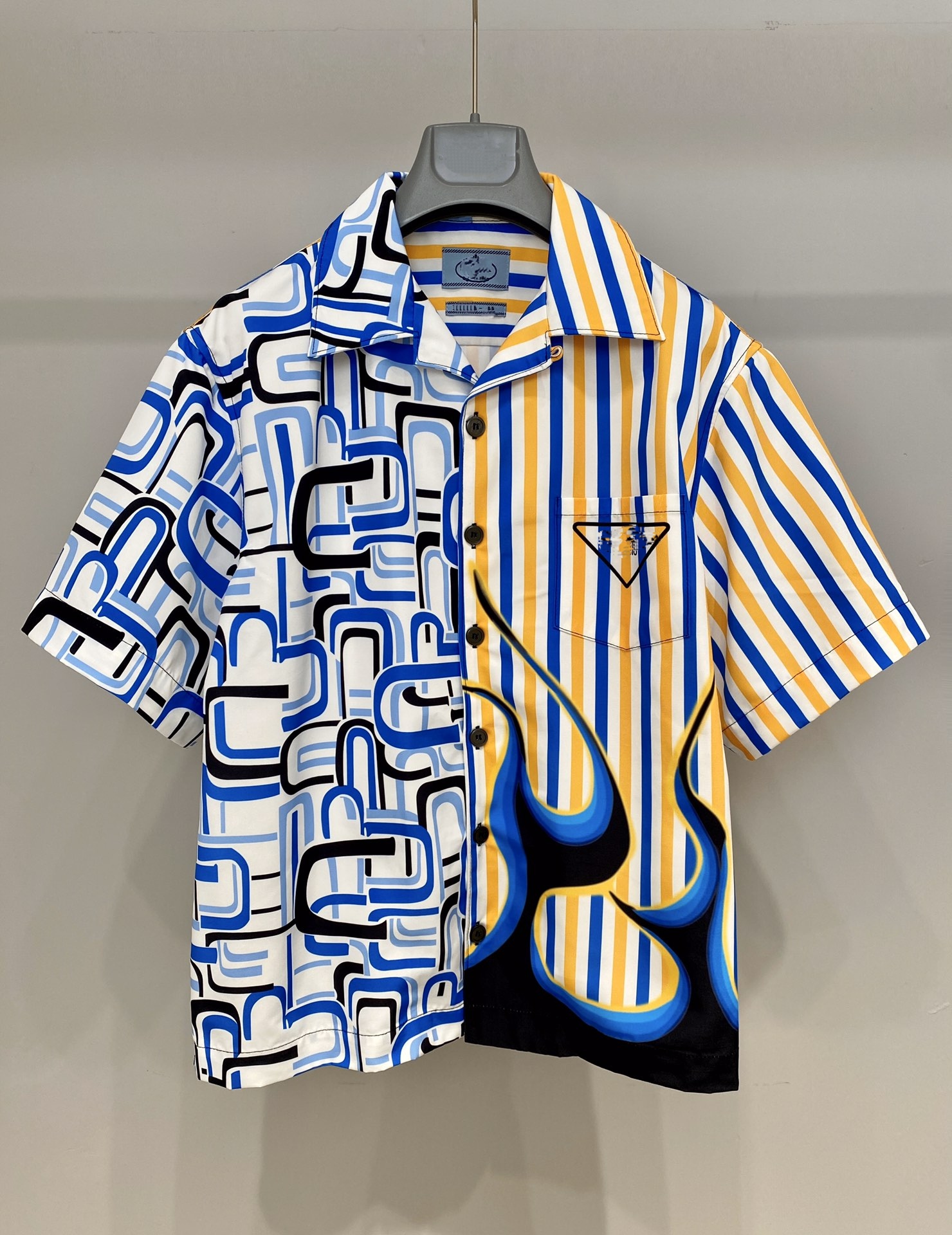 

2021 fall newest fashion mens designer luxury printing shirts ~ US SIZE shirts OVERSIZED ~ beautiful mens designer button short sleeve shirts, Multi