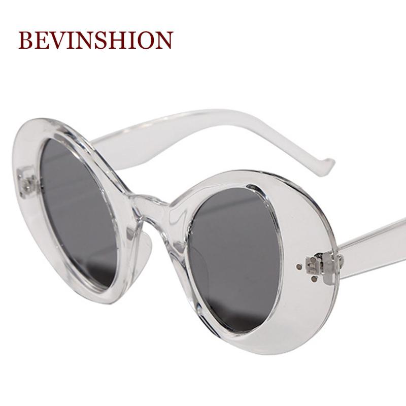

Sunglasses 2021 Arrival Unique Alien Shape Women Big Size Oversized Oval Frame Vintage Sun Glasses Men Shades