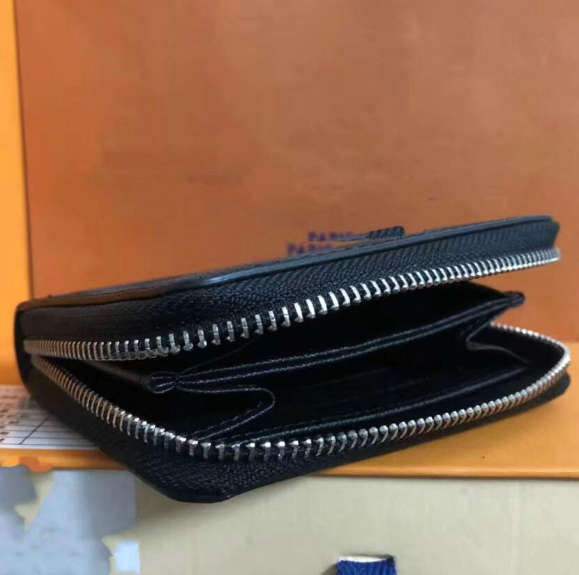

Luxury Designer Plaid Short Wallets Business Casual Men Letter Zipper Clutch Bag Brand Design Female Coin Purse Famous Women Purses Wallet, Black plaid
