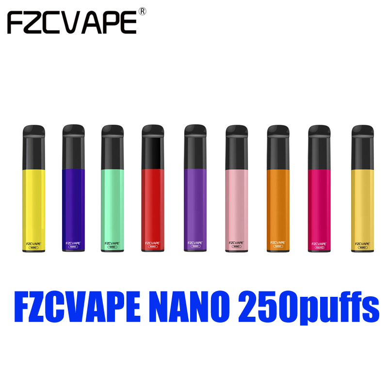 

Original FZCVAPE NANO Disposable E Cigarettes Device 2500 Puffs 1000mAh Battery 6ml Prefilled Pod Cartridge Vape Pen VS Bang XXL Authentic