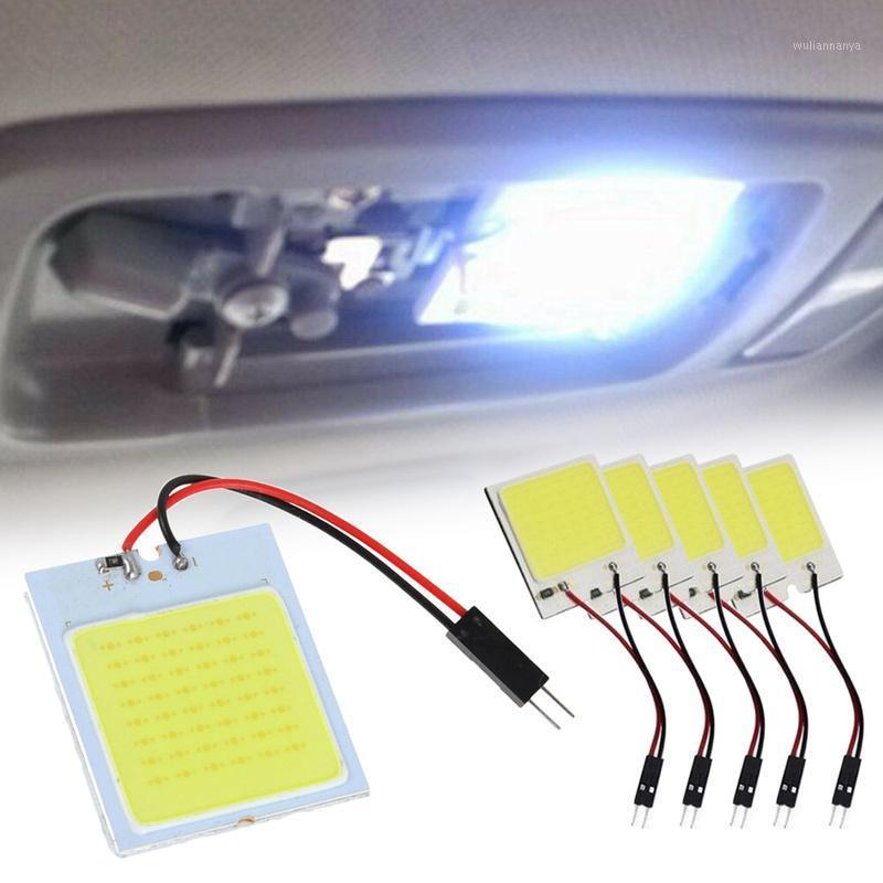 

Emergency Lights 1pc/5pcs T10 48 SMD COB LED Car Interior Panel Light Dome Lamp Auto Reading Bulb 12V