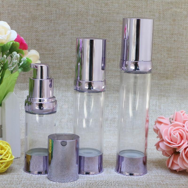 

Storage Bottles & Jars 30Ml 30Pcs/Lot Right Purple Packing Bottle Of Cosmetics Packaging Materials Vacuum Cream