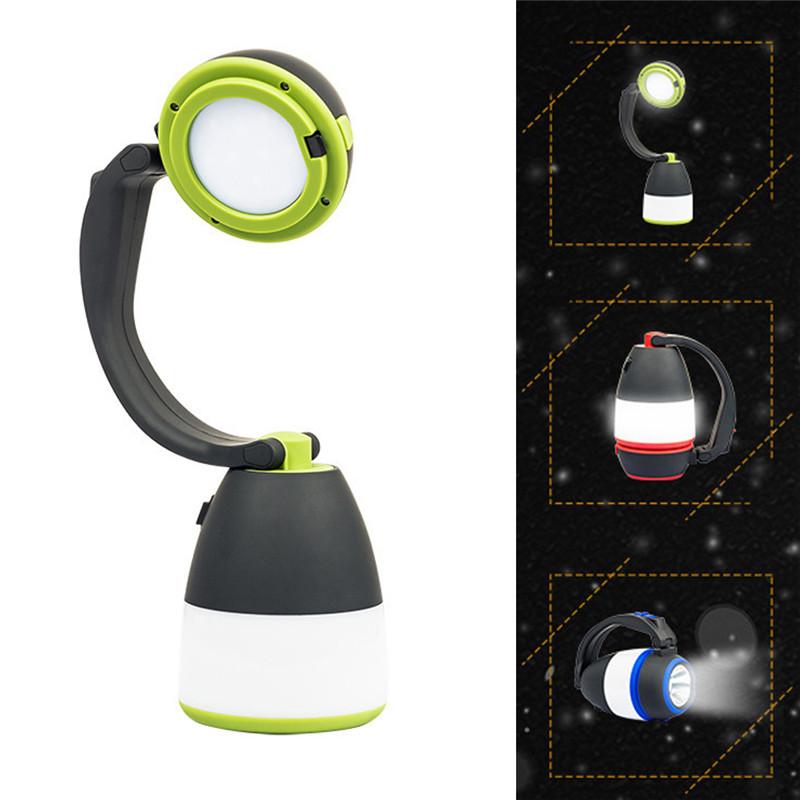 

Multifunction 10W Table Lamps 3-in-1 USB Charging Gooseneck Desktop Eye Protection Study Lamp Powered Bank Camping