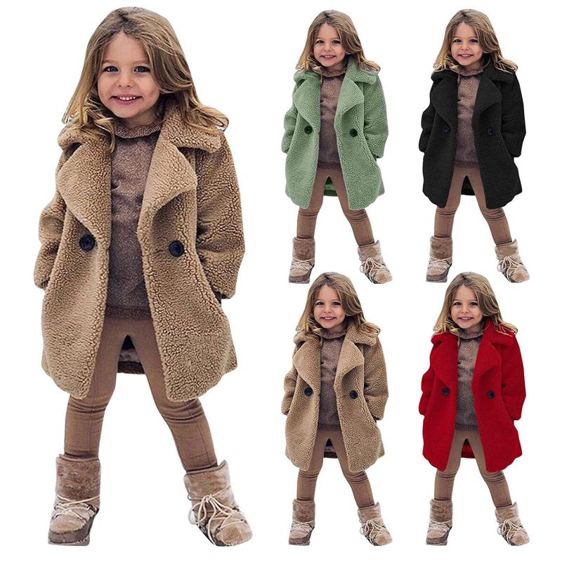 

Down Coat Winter Jackets Girls Hooded Hair Ball Wool Baby Clothes 3 4 5 6 7 Years Toddler Kids Outerwear Fashion Clothing, Blue;gray